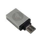 Kanguru USB 3.0 Type A to USB-C Adapter - 2 Pack-Compatible with most USB flash drives, cables, card readers, keyboards, mice, printers, hard drives, hubs and other USB devices
