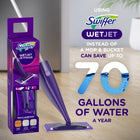 Swiffer Wetjet Starter Kit-WetJet is truly scent-sational! Choose from a variety of specially scented formulas that leave your floors clean while awakening your senses.