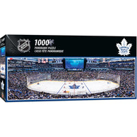 Masterpieces Puzzle Company NHL 1000 Piece Panoramic Puzzle, Toronto Maple Leafs-Puzzle