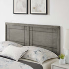 Modway Marlee Wood Full Platform Bed with Splayed Legs - Grey-Wood, MDF, and Veneer Construction