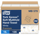Tork Premium Soft Xpress 3 panneaux Essuie-mains multifold - paquet de 16-Compatible avec les distributeurs Tork H2