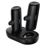 Kopplen - Coffret PowerDuo 500 mAh 2-en-1 avec station de charge et chargeur inclus-L’ensemble comprend deux banques d’énergie de 5 000 mAh avec options de recharge sécurisée par pogo pin ou USB-C, vous permettant de charger deux appareils en même temps
