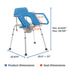 Journey SoftSecure Uplift Toilet Assist Commode-7
