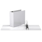 Davis Group Easyview Premium Binder - D Ring - Customizable - 4" - White - 4 Pack-4"