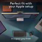 Logitech MX Keys Mini for Mac Minimalist Wireless Keyboard - For MacBook Pro, Macbook Air, iMac, iPad - Compact - Bluetooth -  Space Grey-Mini Size, Big Comfort: A layout designed for effortless precision, with a minimalist form for an ergonomic keyboard that’s portable and can travel wherever you get work done
