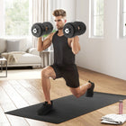 Soozier Adjustable Dumbbells 66 lb Weight Set for Body Fitness Lifting Training-Use the dumbbell set to strengthen arms, shoulders, and back muscles during workouts 