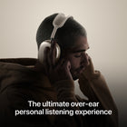 Apple AirPods Max - USB-C - Midnight-Personalized Spatial Audio - With sound that suits your unique ear shape along with dynamic head tracking, AirPods Max deliver an immersive listening experience that places sound all around you. You can also listen to select songs, shows and movies in Dolby Atmos