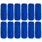Gritt Commercial - Tête de vadrouille à poussière en microfibre bouclée - 24 po x 5 po - Bleu - Paquet de 12-La tête de vadrouille en microfibre assure un nettoyage efficace