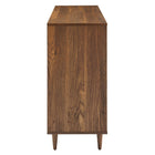 Modway Vespera 6-Drawer Dresser - Walnut-Non-Marking Foot Glides