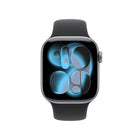 Apple - Watch Series 11 - 42 mm - GPS - Boîtier en aluminium Gris Cosmique avec Bracelet sport Noir, P / M-Prenez un ECG n’importe quand. Recevez des notifications en cas de fréquence cardiaque faible ou élevée, d’arythmie ou de possible apnée du sommeil. Consultez vos données de santé nocturnes avec l’app Signes vitaux6 et mesurez votre oxygène sanguin