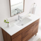 Modway Cayman 48" Single Basin Bathroom Sink - White-Ceramic Construction