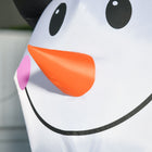 HOMCOM Lit Inflatable Waving Snowman Christmas Yard Decoration-Type: Inflatable Christmas Snowman Waving Hands 