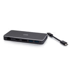 C2G - USB-C 7-en-1 station d’accueil MST à double écran - Noir-Ports USB-A et USB-C pour un transfert rapide de données