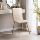 FurnitureR Dining Side Chair - Beige - 4 Pack-Weight Capacity: 250 lb
