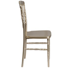 Flash Furniture HERCULES Series Gold Resin Stacking Napoleon Chair-Stack Quantity: 10