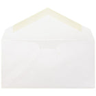 JAM Paper Monarch Strathmore Invitation Envelopes with Euro Flap - 3.875" x 7.5" - Bright White Wove - 50 Pack (195201I)-Size: Monarch (3.88 x 7.5 inches)