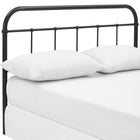 Modway Serena Full Steel Headboard - Brown-Non-Marking Foot Caps