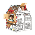 Bankers Box Gingerbread Playhouse-Strong and Safe Construction: 32-ECT corrugated board with kid-friendly rounded edges provides strength and safety for hours of play. Lead-free design is F963 Standard Consumer Safety Specification certified