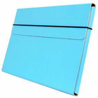 JAM Paper Thin Portfolio Carrying Case with Elastic Closure - 9.25 x 12.5 - Sky Blue-Size: 9.25" x5" x 12.5"