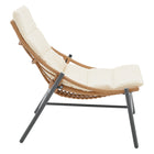Manhattan Comfort Sunset Modern 3-Piece Patio Conversation Set - Cream-30.7" L x 34.25" W x 32.67" H