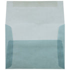 JAM Paper A2 Translucent Vellum Invitation Envelopes - 4.375" x 5.75" - Ocean Blue - 25 Pack (PACV602)-Size: A2 (4.38 x 5.75 inches)