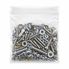 KL Rubber Resealable Polyethylene Bag with Hang Hole - 4 Mil - 8" x 8” - 1000 Pack-5