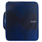 Five Star Nylon 2" 3 Ring Zipper Binder - Blue-Easily access the same files from either inside or outside of the binder