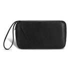 Champs Onyx Leather Multi Passport Case - Black-3 credit card slots