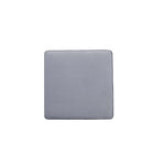 Manhattan Comfort Abigail 20.47" Mid-Century Modern Velvet Upholstered Ottoman Bench - Grey-30 Day Limited Manufacturer's Warranty