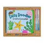 The Pencil Grip Daily Doodler Reusable Activity Book - Sea Life Cover-The Daily Doodler Reusable Activity Book with Sea Life Front Cover & Create Everyday Back Cover.