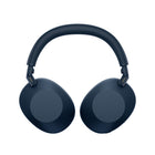 Sony WH1000XM6 Wireless Noise-Cancelling Headphones - Blue-Long Battery Life and Convenient Charging - Up to 30 hours of playback, with up to 3 hours of music using 3-minute quick charge. Bluetooth and audio cable charging supported