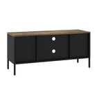 Manhattan Comfort Landen 47.3" Modern TV Stand - Black-15.8" L x 47.3" W x 21.3" H