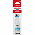 Canon - Bouteille d'encre cyan GI-23 pour imprimante PIXMA G620-Cyan