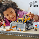 LEGO City Yellow Bulldozer Construction Site-What’s in the box? - This LEGO City construction vehicle set includes a toy bulldozer, plus a driver and 2 worker minifigures