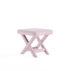 Manhattan Comfort - Abigail banc ottoman capitonné en velours style milieu du siècle 20,47" - rose-Coussin passepoilé de haute qualité avec rembourrage en mousse moelleuse pour plus de confort et de style