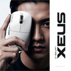 Cybeart Xeus Ultra-Light Tri-Mode Wireless Gaming Mouse - White-Tri-Mode (Bluetooth / 2.4GHz / USB-C) ensures seamless switching and ultra-low latency on any device