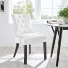 Modway Regent Tufted Fabric Dining Chair - White-Dense Foam Padding