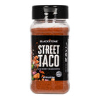 Blackstone Street Taco Seasoning-Spices including chili pepper, salt, paprika, dehydrated garlic and onion, sugar and not more than 2% tricalcium phosphate added to prevent caking