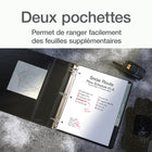 Cardinal® - Reliure XtraLife ClearVue verrouillable à anneaux en «D», noire, 1 po-Format lettre  