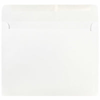 JAM Paper 8.75 x 11.5 Booklet Envelopes, White, 100 Pack (12286g)-White