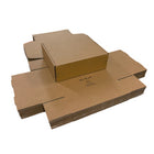 Reliabag Self Seal Corrugated Literature Mailer Boxes - 12" L x 10" W x 4" H - Kraft - 40 Pack-4