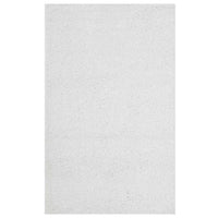 Modway Enyssa Solid Shag Area Rug - 5 ft W x 8 ft L - Ivory White-Solid Shag Area Rug