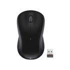 Logitech M310 Wireless Mouse, Black-Full-size, ergonomically contoured mouse