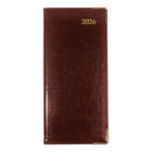 Brownline - 2026 Agenda hebdomadaire de poche Executive - 6-7/8 po x 3-3/16 po - Couleurs assorties - Trilingue-Sections ombragées pour les priorités et notes spéciales