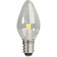 Northern Stars LED Light Bulb LE-1C7/WW/2PK 2700K 120V 0.75W E12 50 - Night Light Clear - 10 Pack-Clear