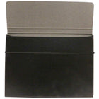 JAM Paper Thin Portfolio Carrying Case with Elastic Closure - 9.25 x 12.5 - Black-Made from durable, sturdy chipboard material and feature a black elastic band closure designed to keep documents secure