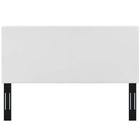 Modway Taylor Upholstered Faux Leather Full/Queen Headboard - White-Three Mounting Position Heights