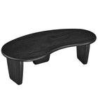 Modway - Vetra Libre en forme de rein Table basse - Noir-Noyau MDF