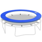 HOMCOM 8' Trampoline Pad - Blue-1-piece design for maximum protection , fits very neat on the 8’ trampoline