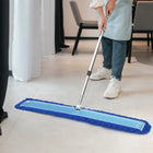 Gritt Commercial All-In-One 60” Microfiber Dust Mop Set with 72" Telescopic Handle - 4 Pack-Mop Head Width: 5"